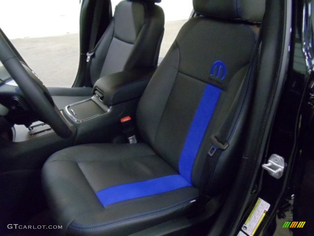 Black/Mopar Blue Interior 2011 Dodge Charger R/T Mopar '11 Photo #55975624
