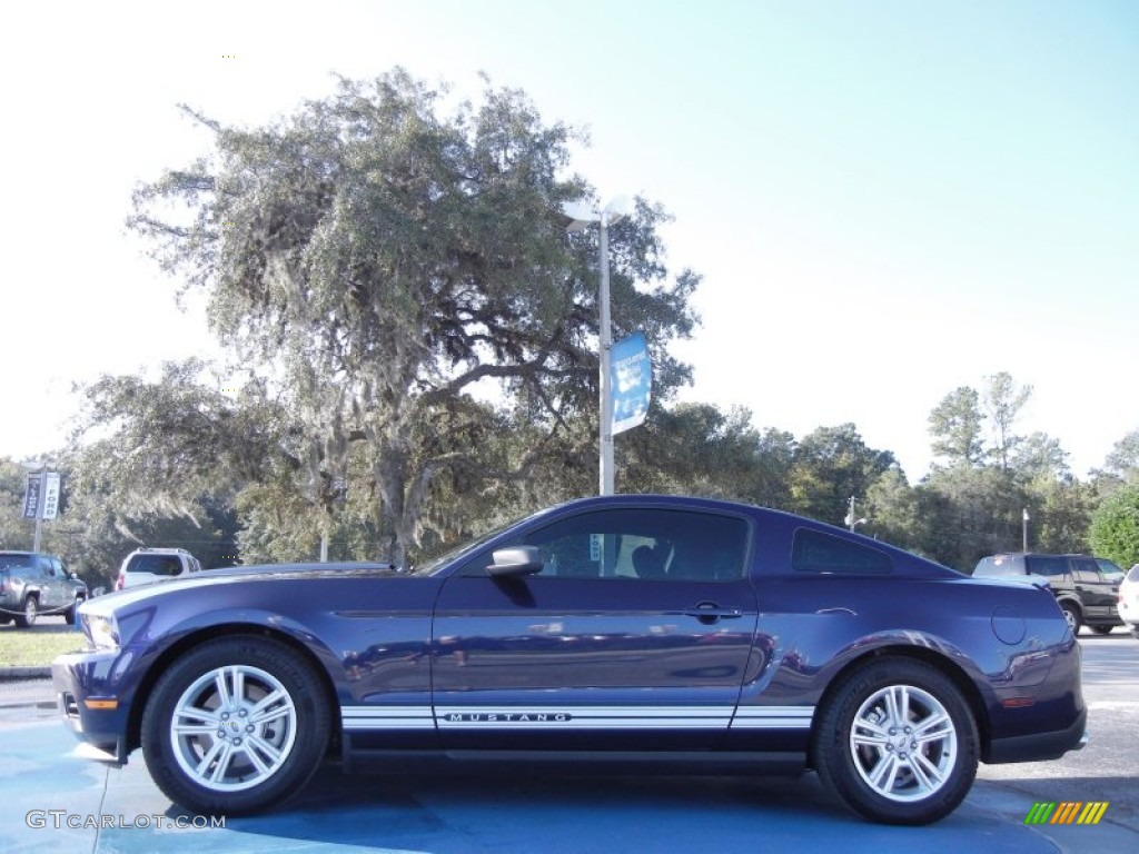 2011 Mustang V6 Coupe - Kona Blue Metallic / Charcoal Black photo #2