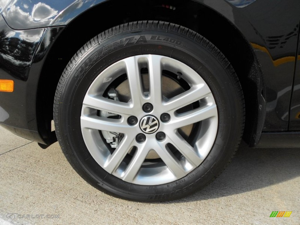 2012 Volkswagen Jetta TDI SportWagen Wheel Photo #55976380