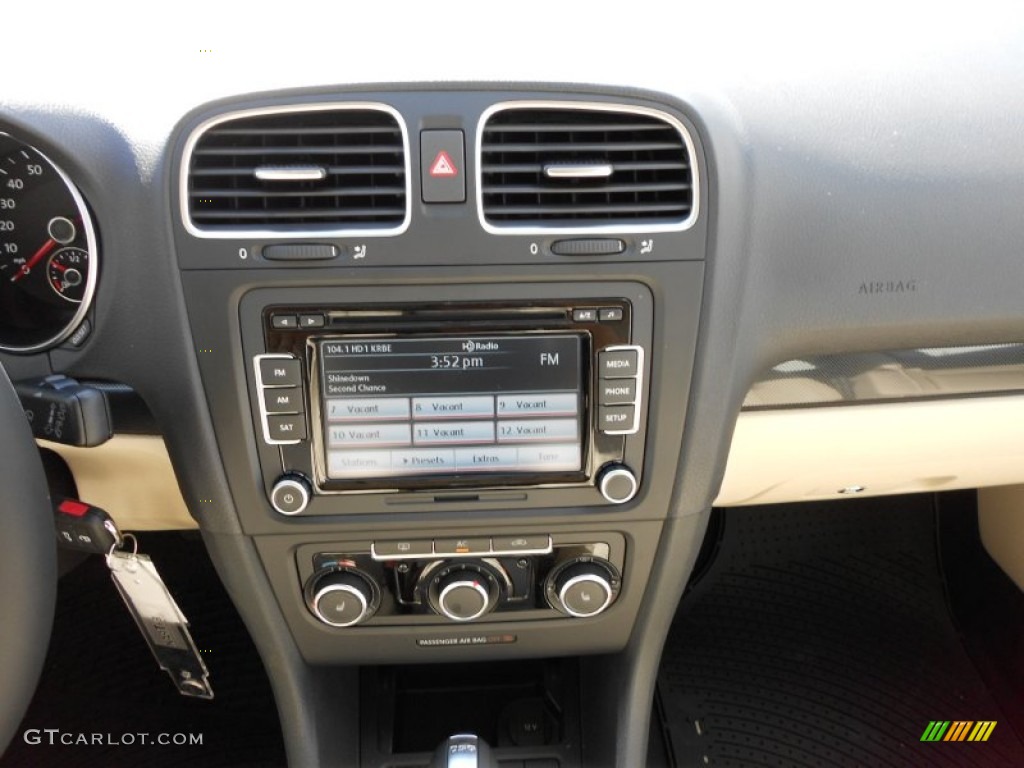 2012 Jetta TDI SportWagen - Black / Cornsilk Beige photo #17