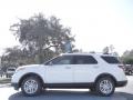 2012 White Platinum Tri-Coat Ford Explorer XLT  photo #2