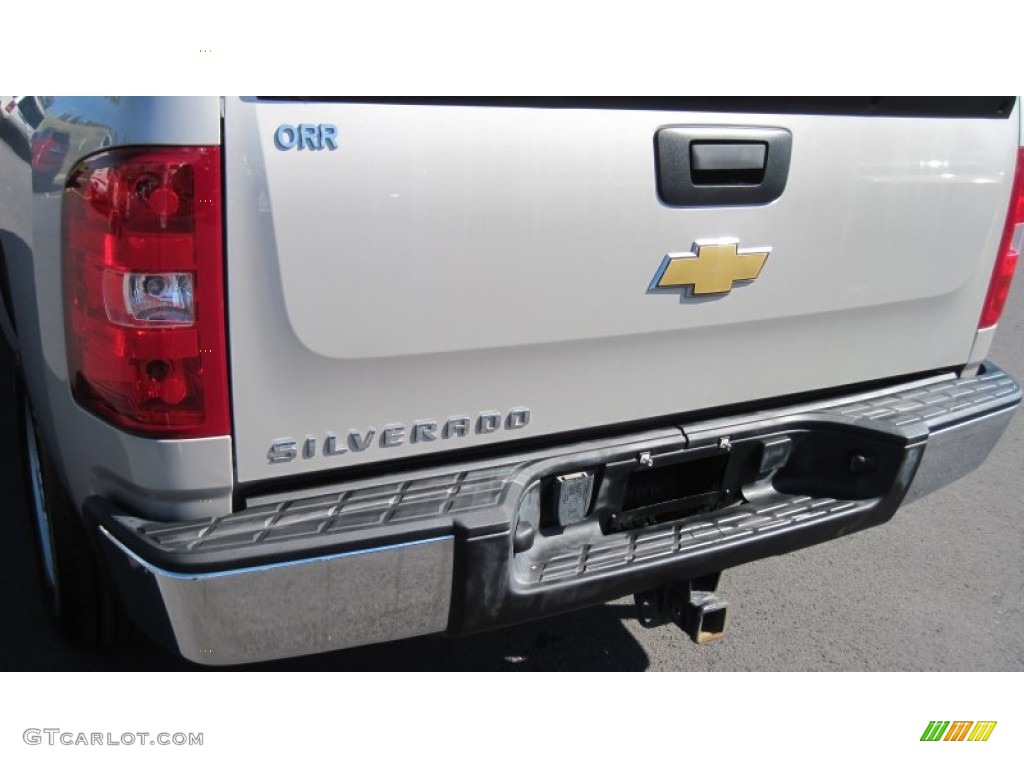 2008 Silverado 1500 Work Truck Regular Cab - Silver Birch Metallic / Dark Titanium photo #13