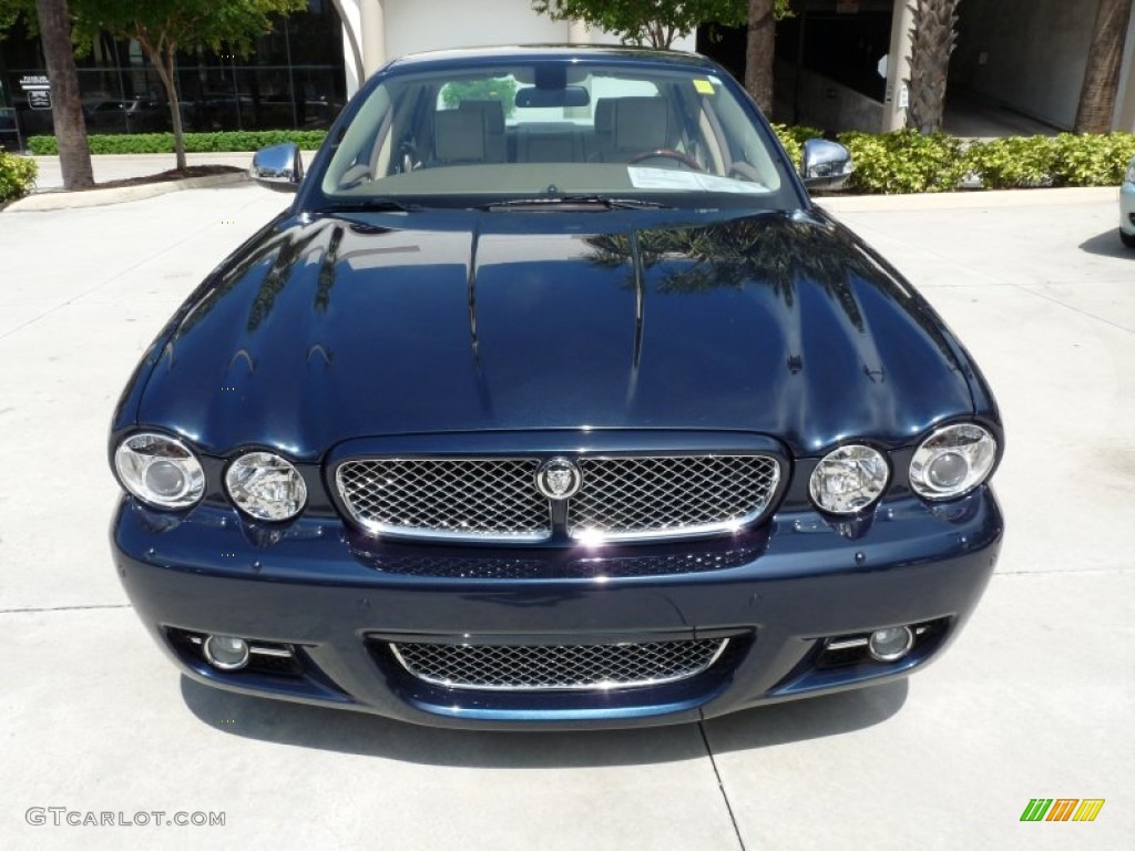 Indigo Blue Metallic 2008 Jaguar XJ Super V8 Exterior Photo #55977652