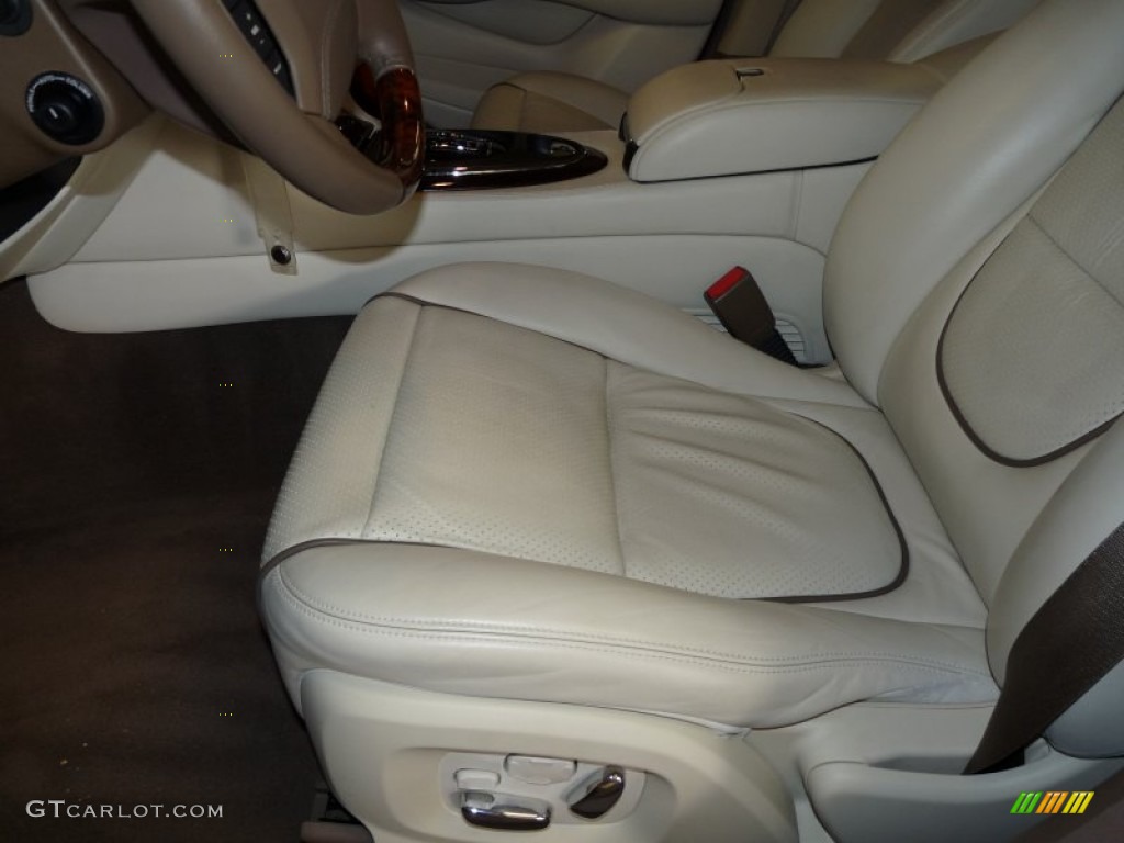 Ivory/Mocha Interior 2008 Jaguar XJ Super V8 Photo #55977765
