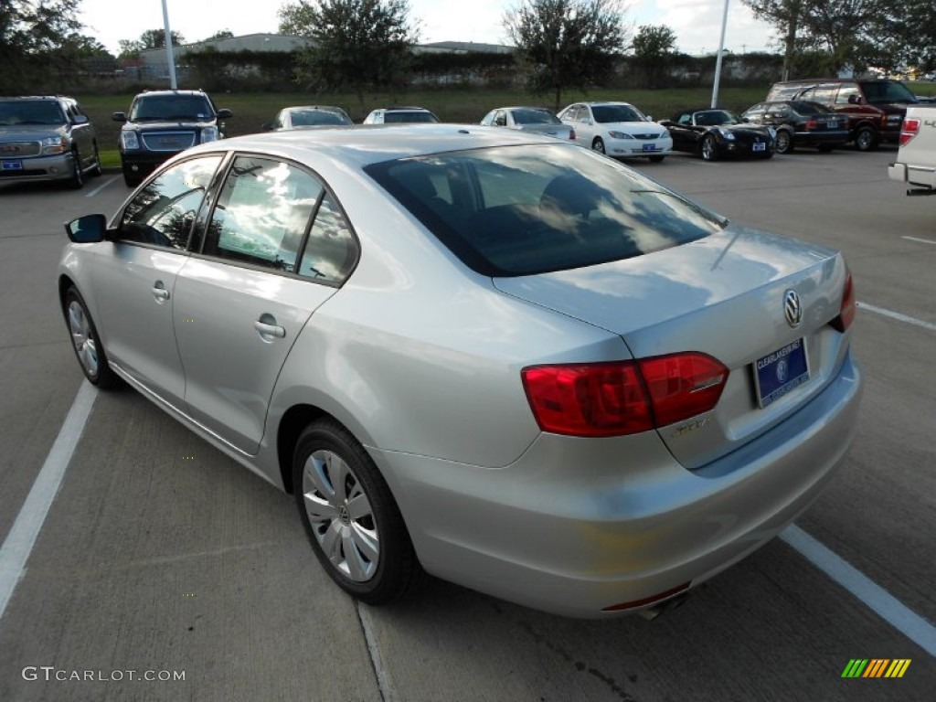 2012 Jetta S Sedan - Reflex Silver Metallic / Titan Black photo #5