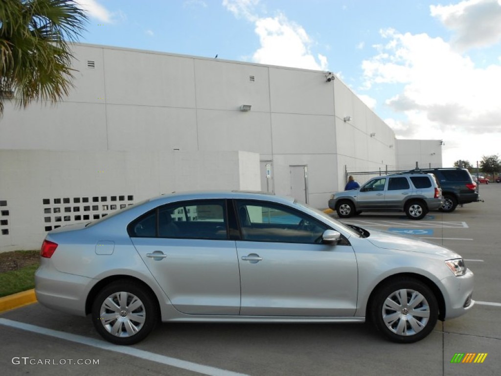 2012 Jetta S Sedan - Reflex Silver Metallic / Titan Black photo #8