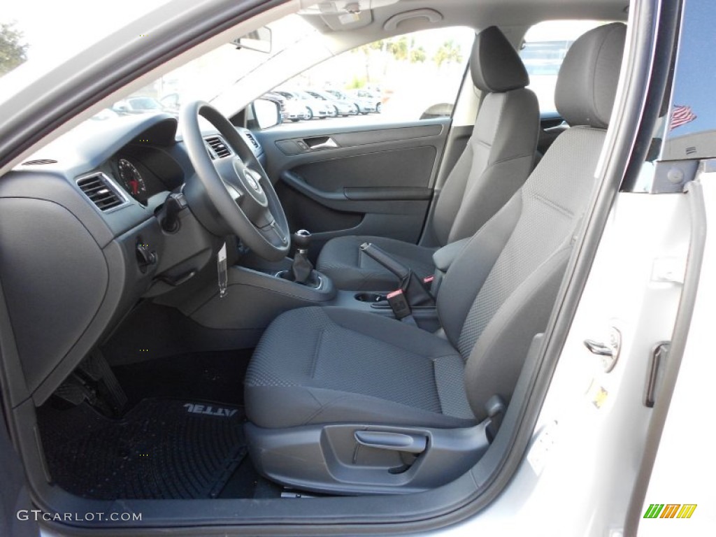 Titan Black Interior 2012 Volkswagen Jetta S Sedan Photo #55978438
