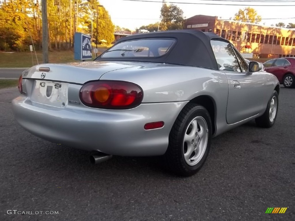 1999 MX-5 Miata Roadster - Highlight Silver Metallic / Black photo #3