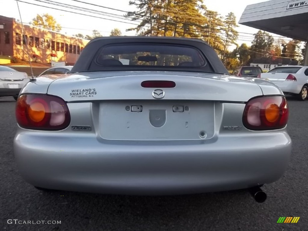 1999 MX-5 Miata Roadster - Highlight Silver Metallic / Black photo #4