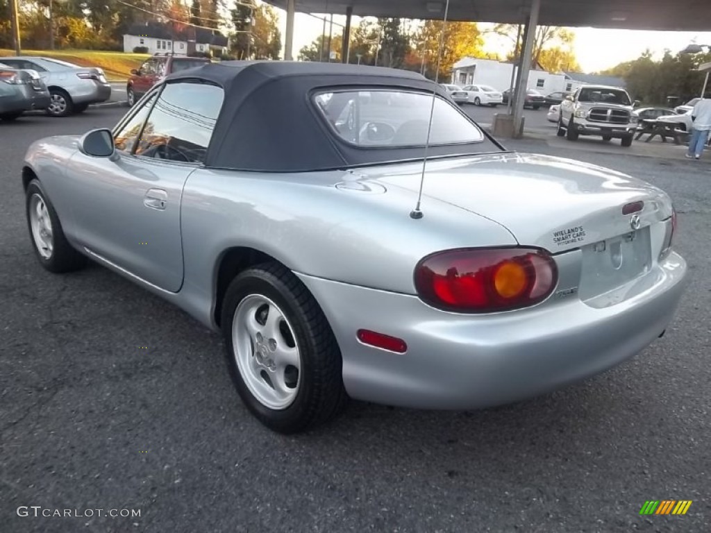 1999 MX-5 Miata Roadster - Highlight Silver Metallic / Black photo #5