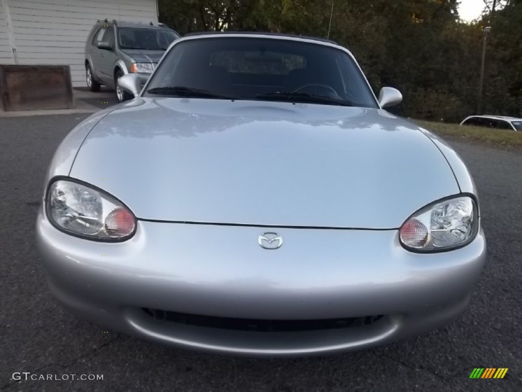 1999 MX-5 Miata Roadster - Highlight Silver Metallic / Black photo #8