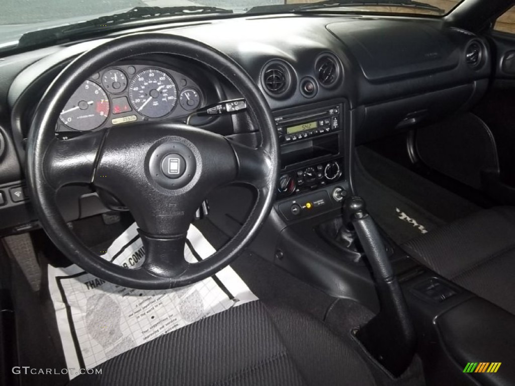 1999 Mazda MX-5 Miata Roadster Black Dashboard Photo #55978705
