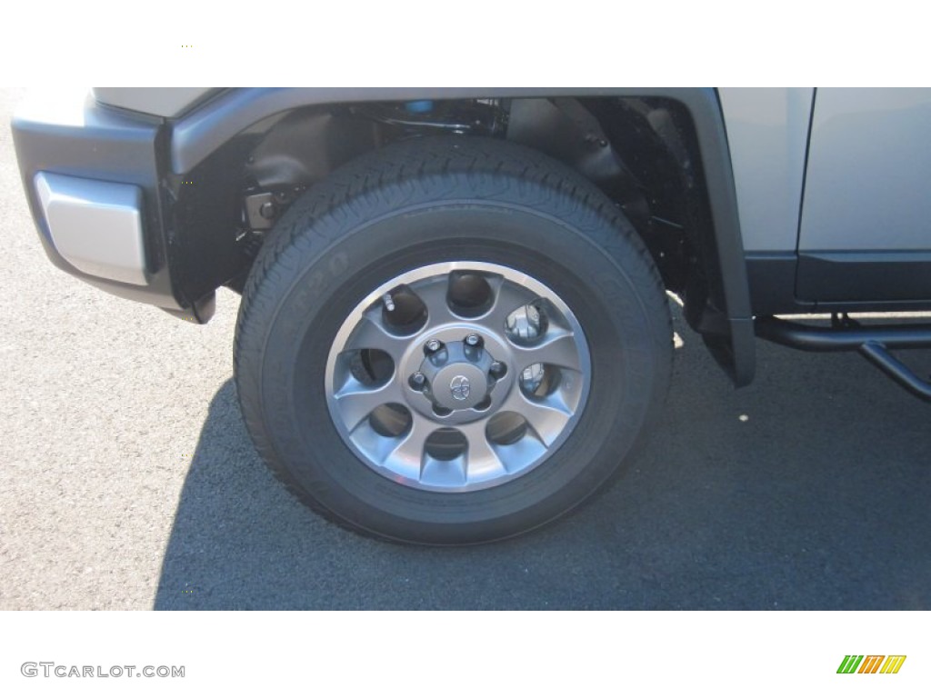2012 FJ Cruiser 4WD - Silver Fresco Metallic / Dark Charcoal photo #10