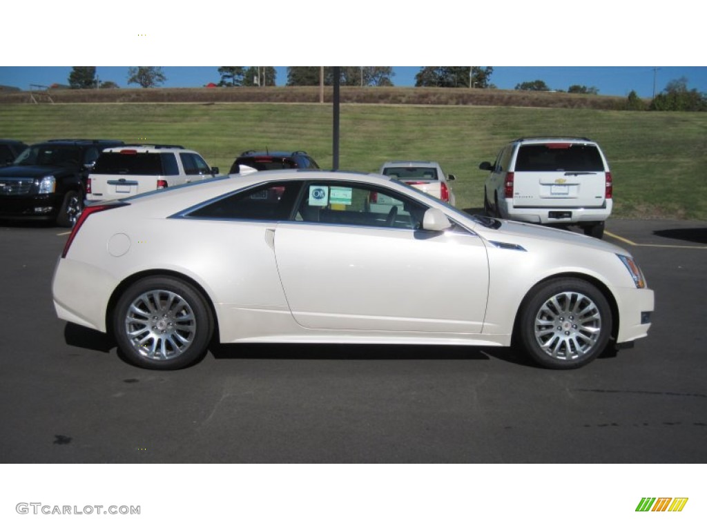 White Diamond Tricoat 2012 Cadillac CTS Coupe Exterior Photo #55979266