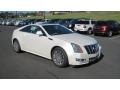 White Diamond Tricoat 2012 Cadillac CTS Coupe Exterior