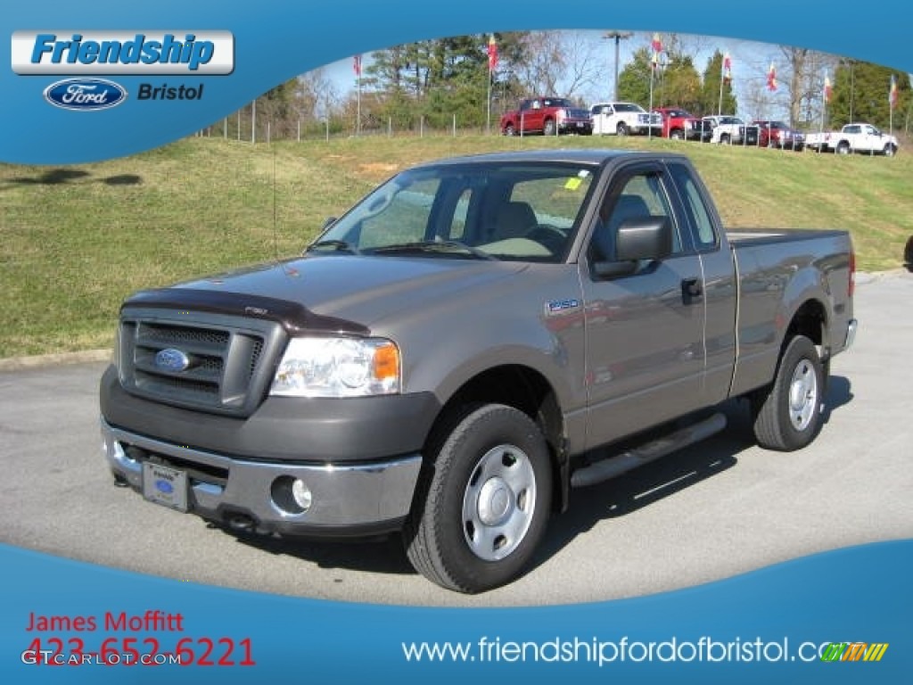 2006 F150 XL Regular Cab 4x4 - Arizona Beige Metallic / Tan photo #2