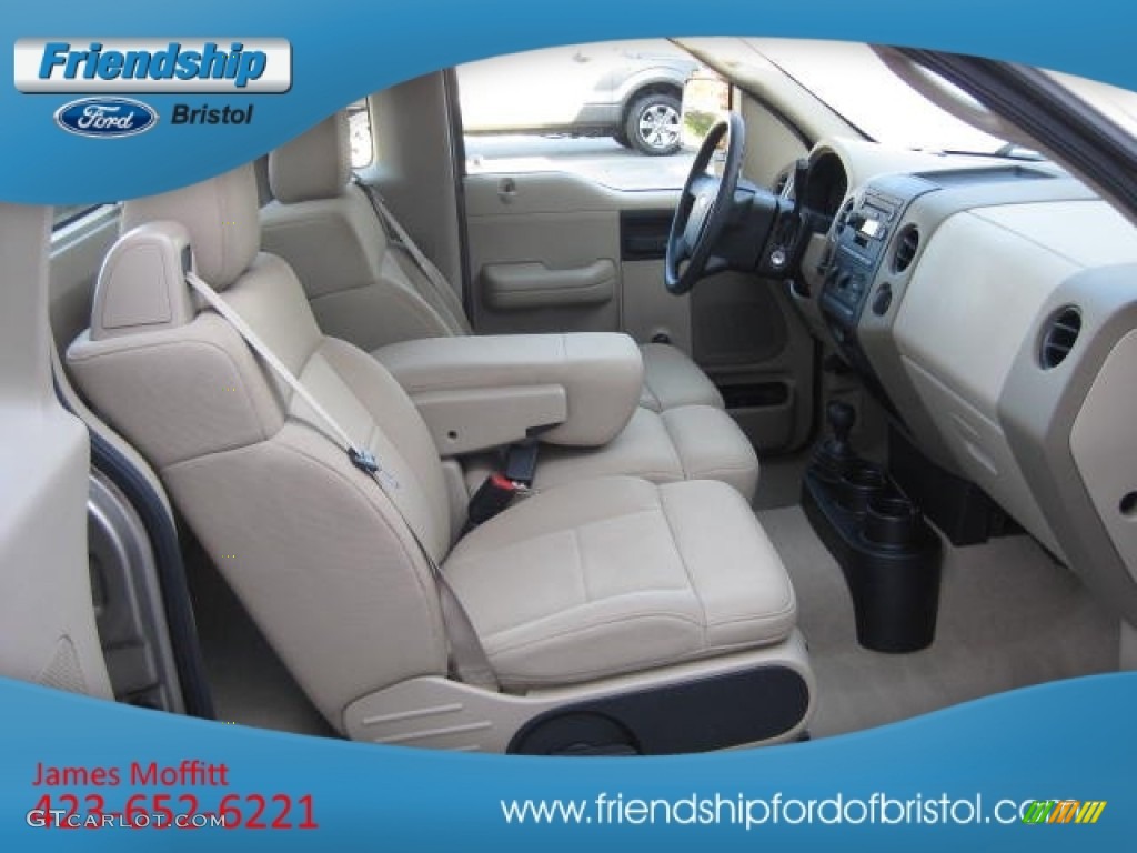2006 F150 XL Regular Cab 4x4 - Arizona Beige Metallic / Tan photo #16