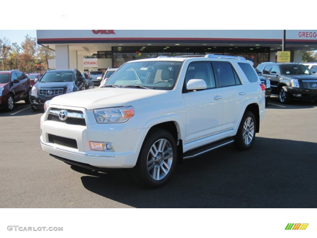 2011 4Runner Limited 4x4 - Blizzard White Pearl / Sand Beige photo #1