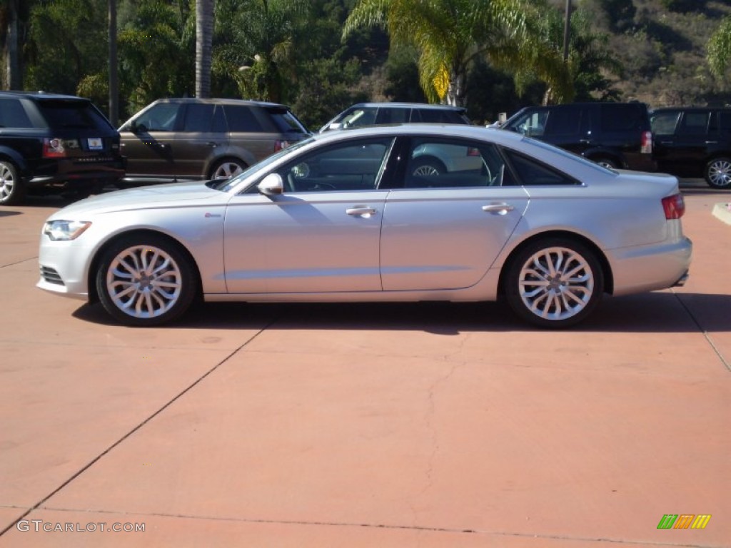 Ice Silver Metallic 2012 Audi A6 3.0T quattro Sedan Exterior Photo #55980145