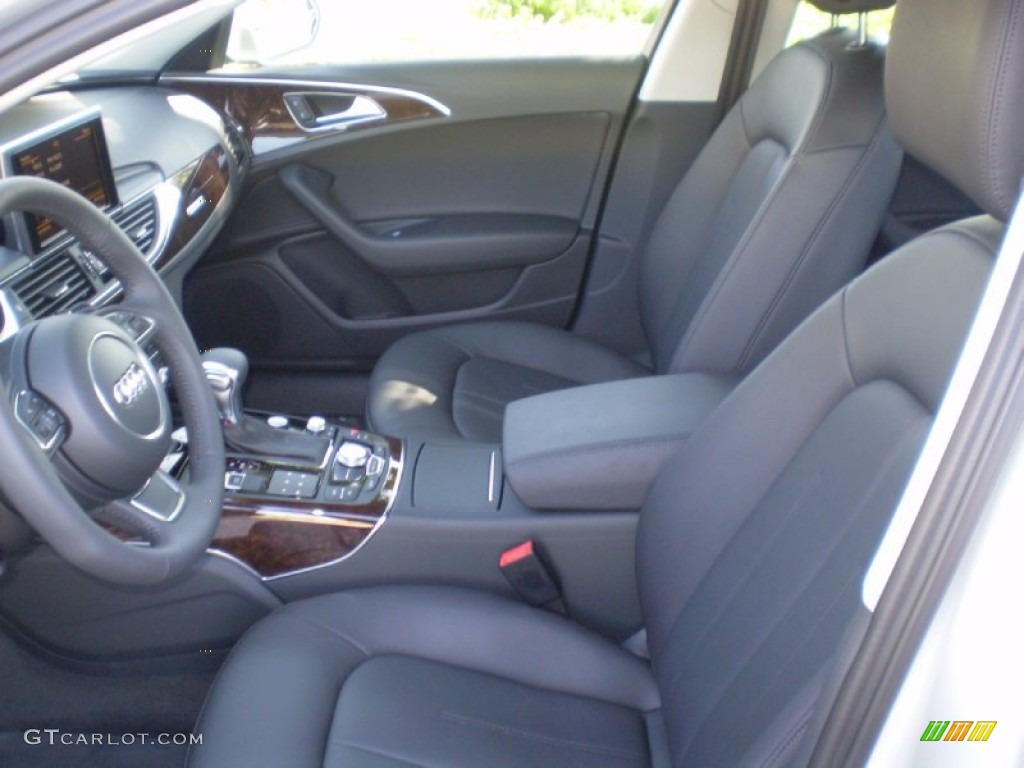 Black Interior 2012 Audi A6 3.0T quattro Sedan Photo #55980169