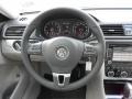 Moonrock Gray 2012 Volkswagen Passat 2.5L SE Steering Wheel