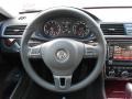 Titan Black 2012 Volkswagen Passat V6 SEL Steering Wheel