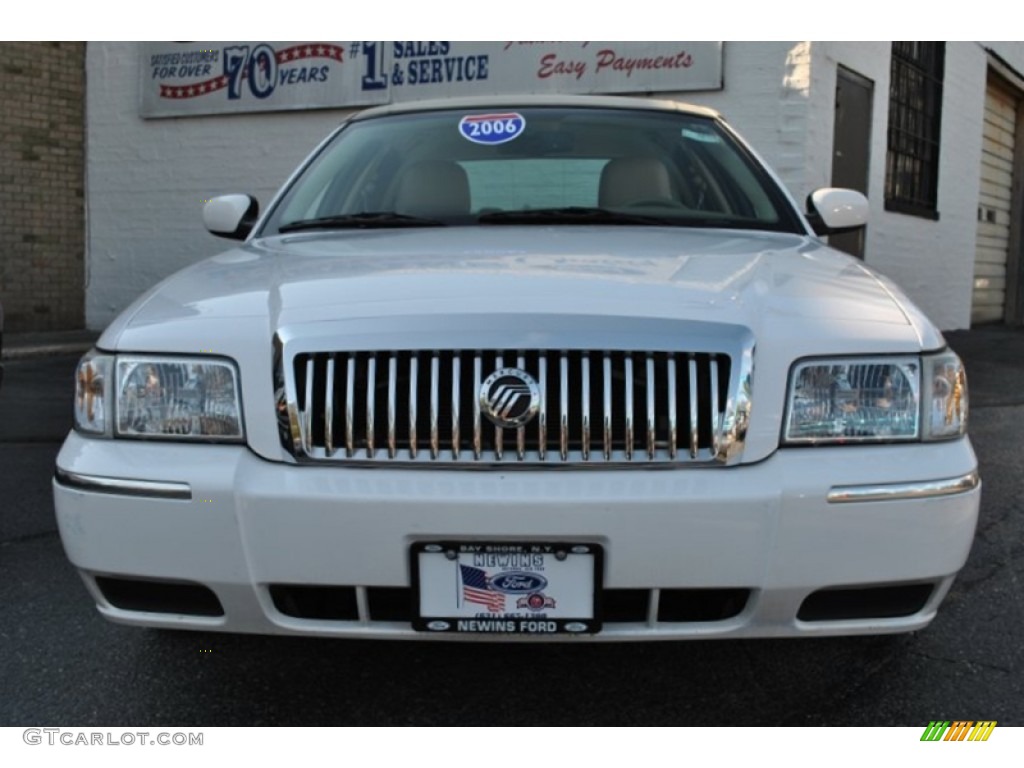 2006 Grand Marquis LS - Vibrant White / Medium Light Stone photo #2