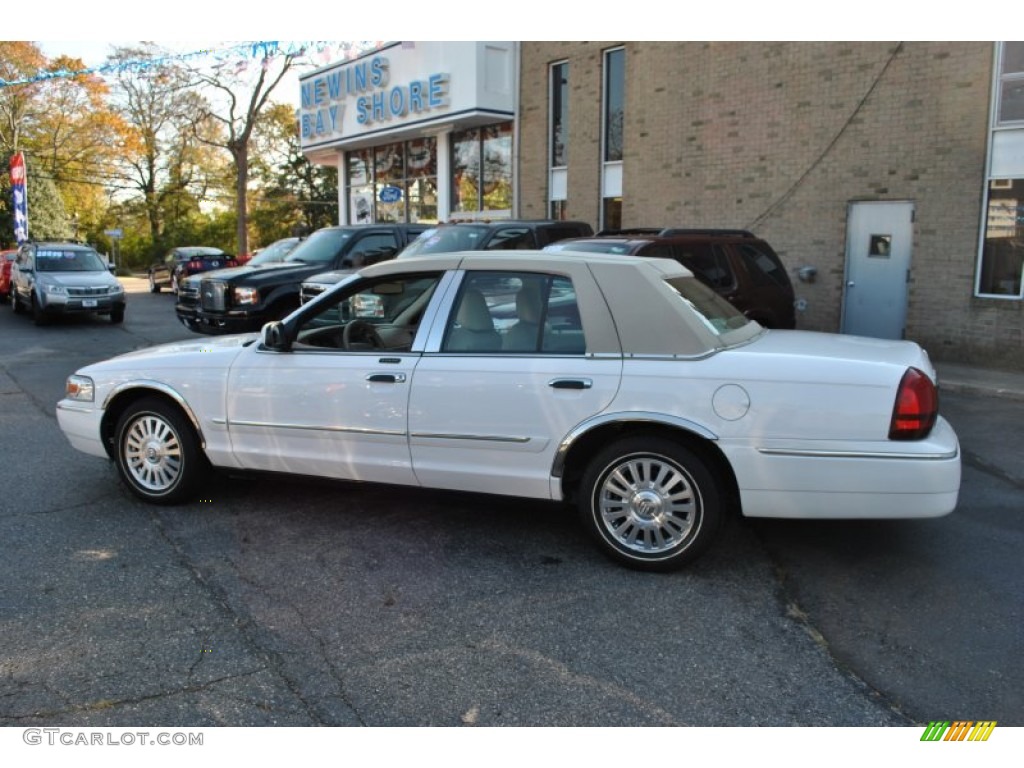 2006 Grand Marquis LS - Vibrant White / Medium Light Stone photo #3