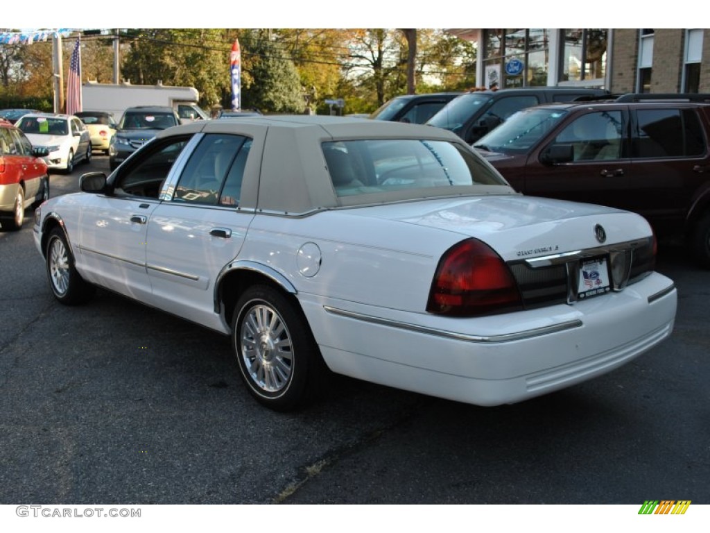 2006 Grand Marquis LS - Vibrant White / Medium Light Stone photo #4