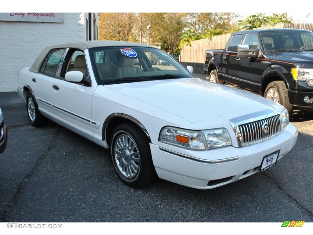 2006 Grand Marquis LS - Vibrant White / Medium Light Stone photo #7