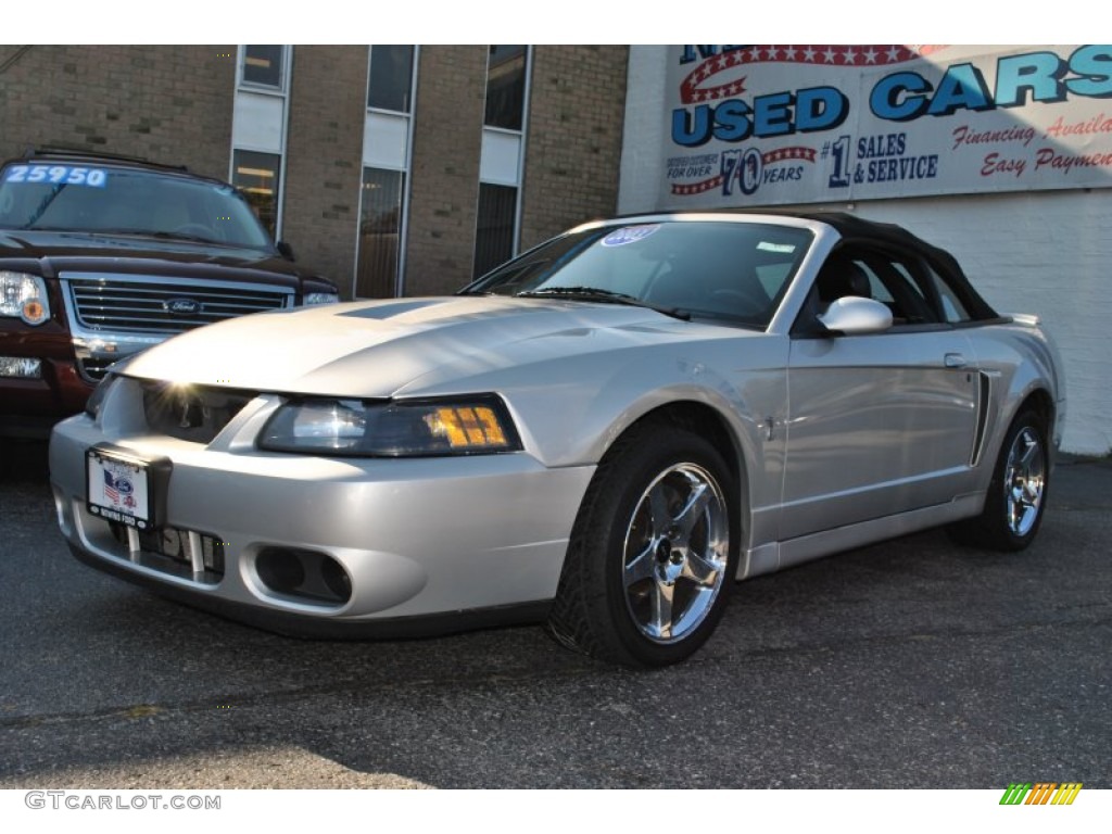 2003 Mustang Cobra Convertible - Silver Metallic / Dark Charcoal/Medium Graphite photo #1
