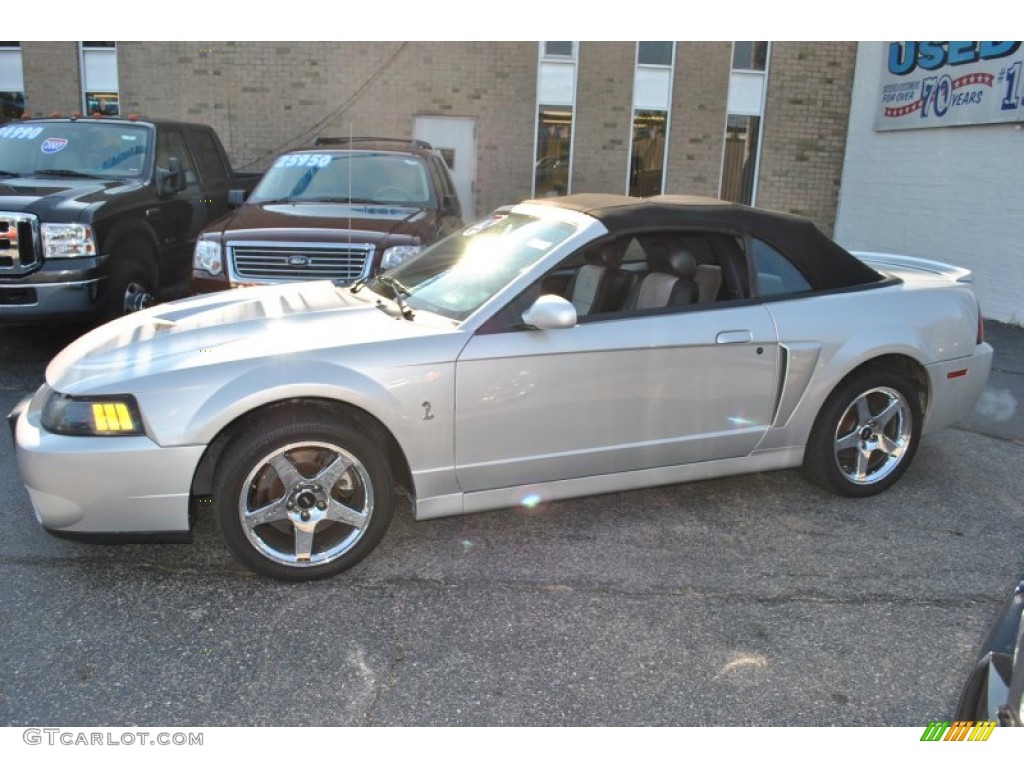 2003 Mustang Cobra Convertible - Silver Metallic / Dark Charcoal/Medium Graphite photo #3