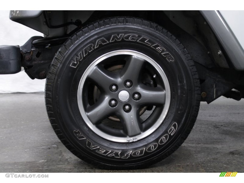 2004 Wrangler X 4x4 - Bright Silver Metallic / Dark Slate Gray photo #6