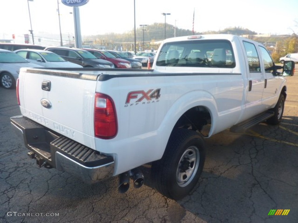 2012 F350 Super Duty XL Crew Cab 4x4 - Oxford White / Steel photo #4