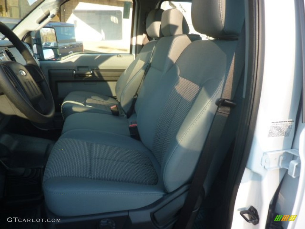 2012 F350 Super Duty XL Crew Cab 4x4 - Oxford White / Steel photo #10