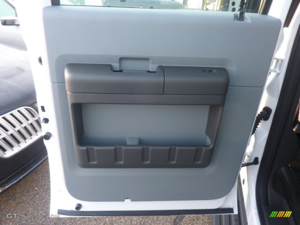 2012 F350 Super Duty XL Crew Cab 4x4 - Oxford White / Steel photo #13