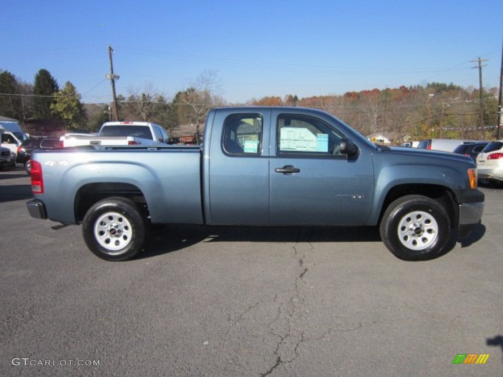 Stealth Gray Metallic 2012 GMC Sierra 1500 Extended Cab 4x4 Exterior Photo #55982572