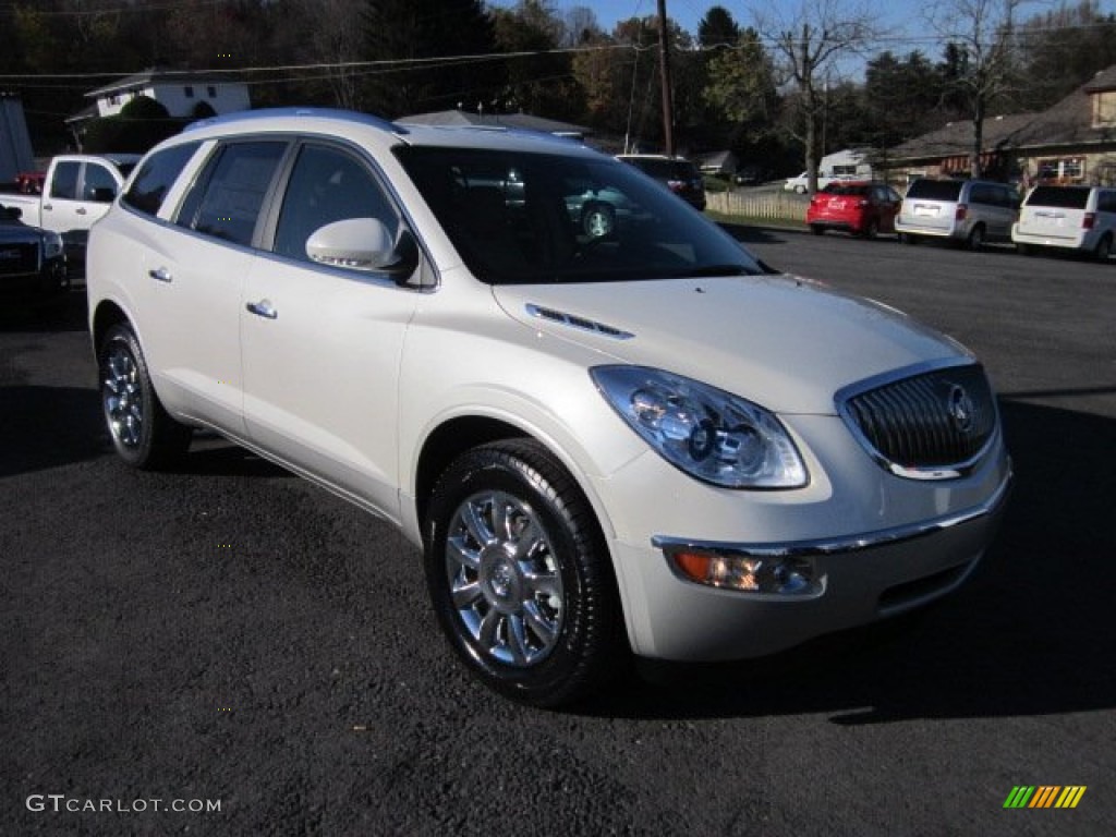 White Diamond Tricoat Buick Enclave