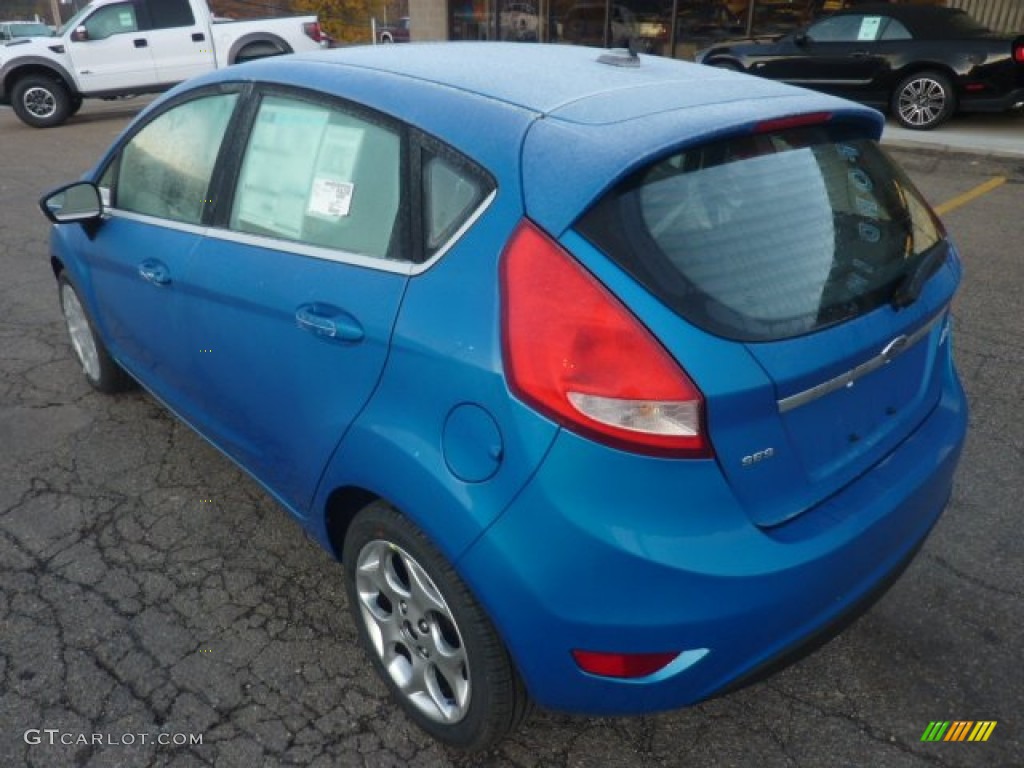 Blue Candy Metallic 2012 Ford Fiesta SES Hatchback Exterior Photo #55983079