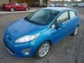 2012 Blue Candy Metallic Ford Fiesta SES Hatchback  photo #8