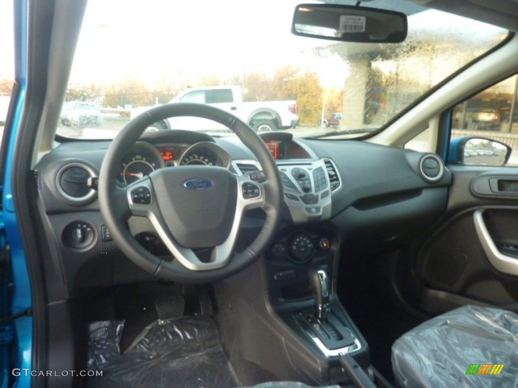 2012 Fiesta SES Hatchback - Blue Candy Metallic / Charcoal Black photo #12