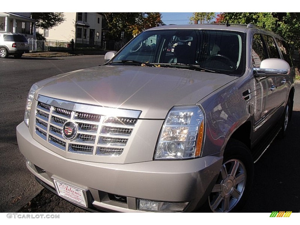 2007 Escalade ESV AWD - Gold Mist / Ebony/Ebony photo #2