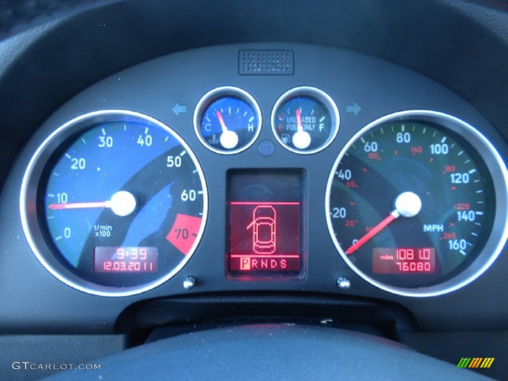 2003 Audi TT 1.8T Roadster Gauges Photo #55984039