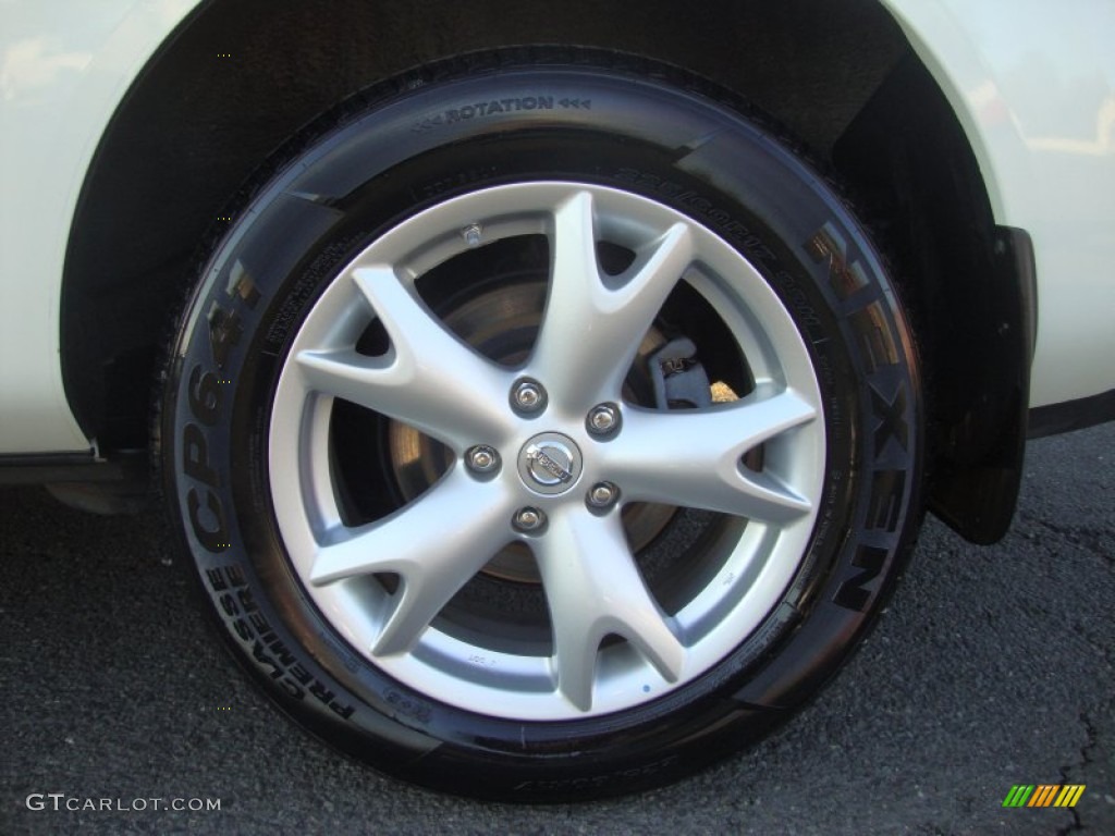 2008 Rogue SL AWD - Phantom White Pearl / Black photo #31