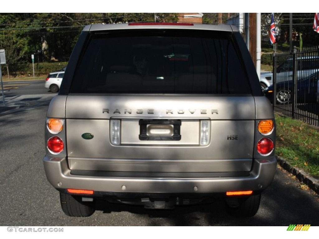 2004 Range Rover HSE - Maya Gold Metallic / Parchment/Navy photo #5