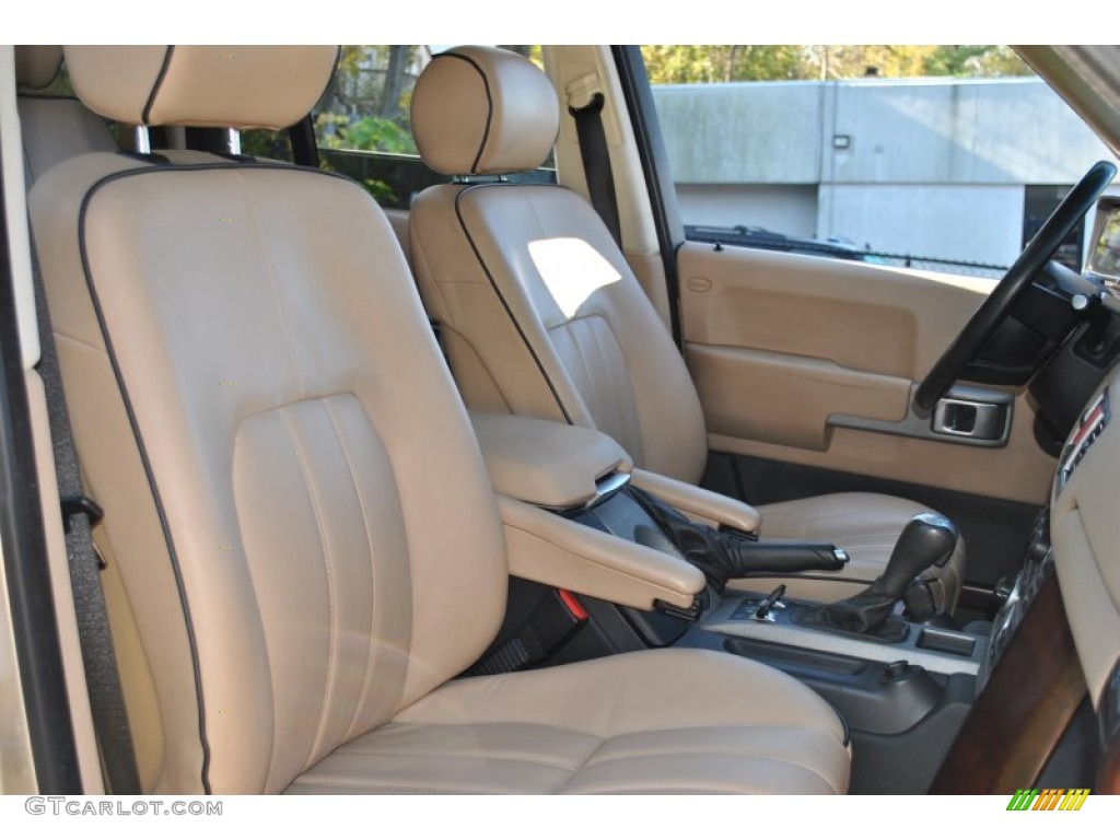 2004 Range Rover HSE - Maya Gold Metallic / Parchment/Navy photo #11