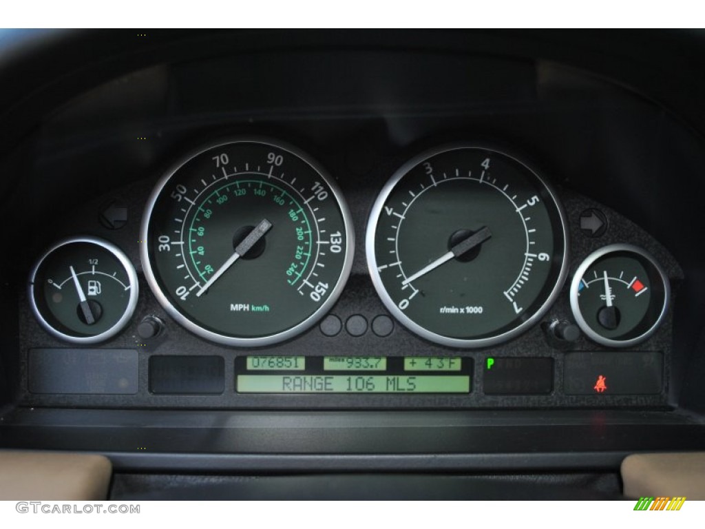 2004 Range Rover HSE - Maya Gold Metallic / Parchment/Navy photo #23