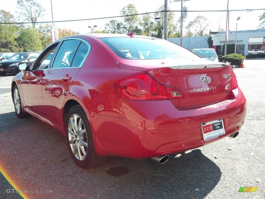 Vibrant Red 2009 Infiniti G 37 x S Sedan Exterior Photo #55986304