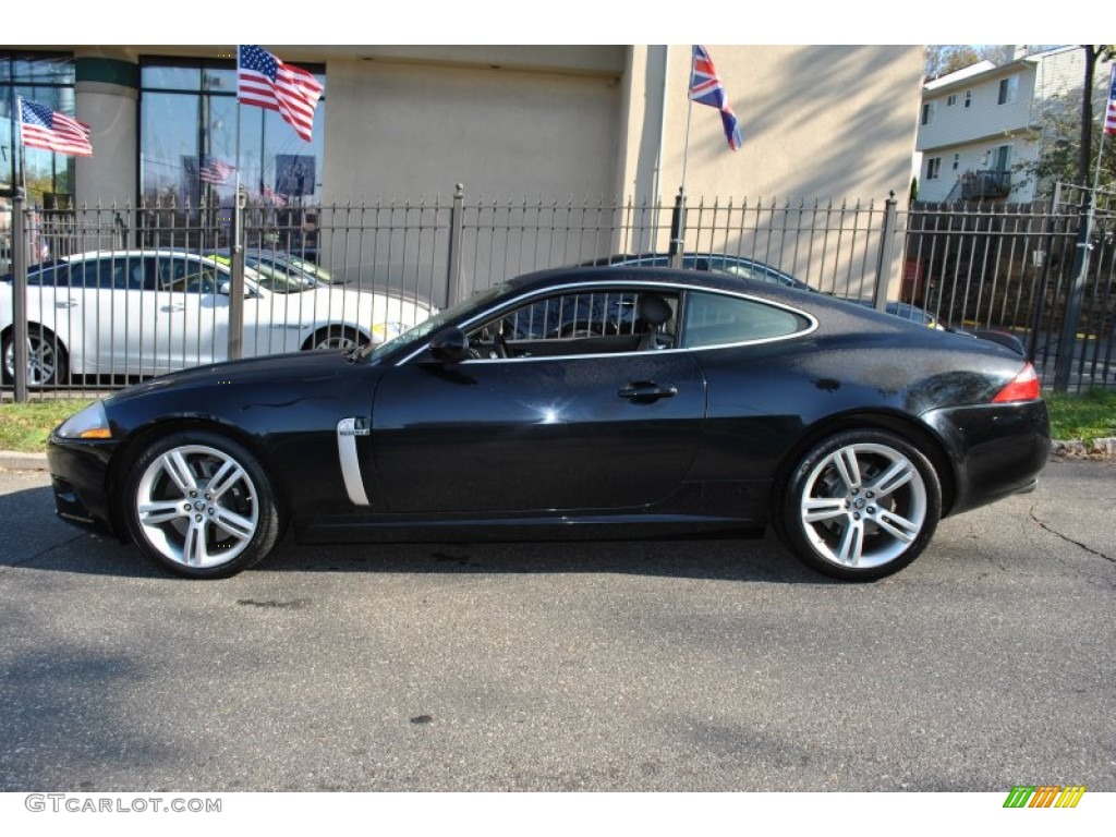 Ebony Black 2009 Jaguar XK XKR Coupe Exterior Photo #55986615