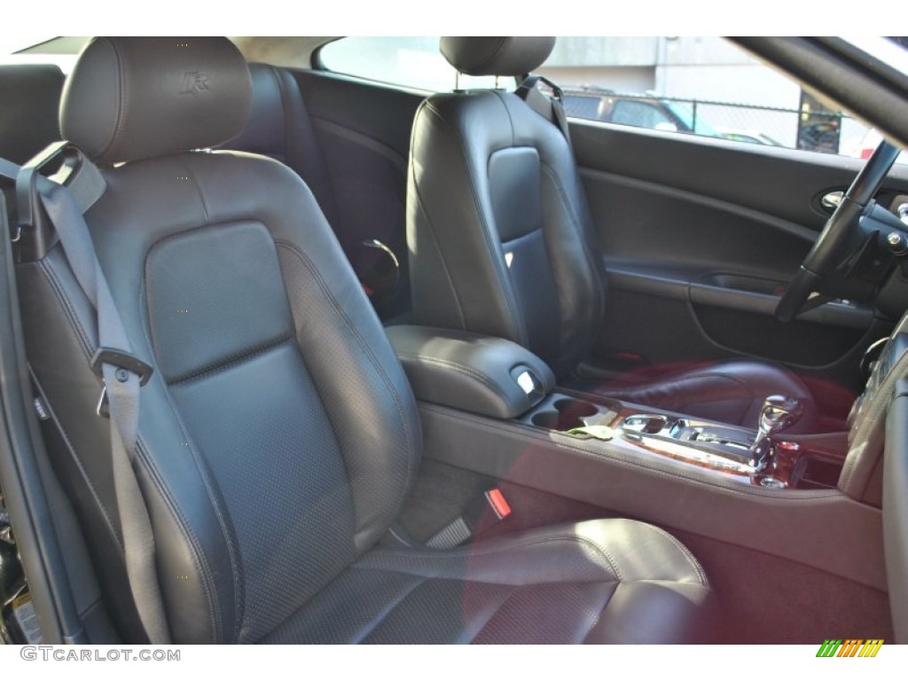 Charcoal Interior 2009 Jaguar XK XKR Coupe Photo #55986668